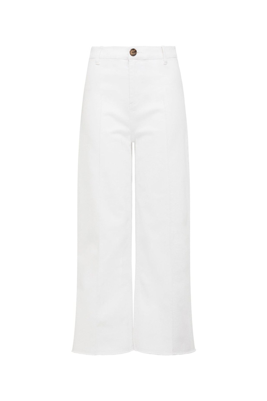 Cable Melbourne Pants & Shorts | Kendall Drill Wide Leg Pant - White