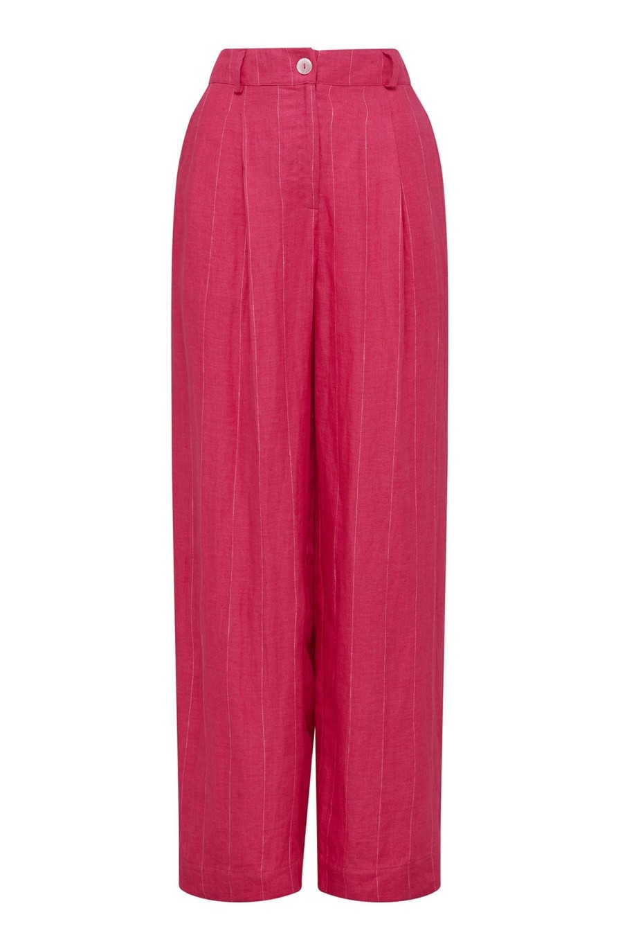 Cable Melbourne Pants & Shorts | Freya Linen Pant - Hot Pink