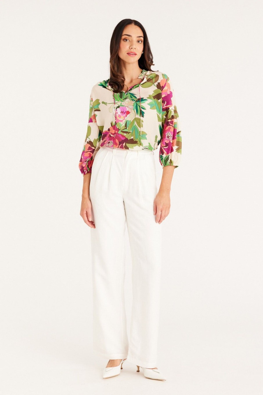 Cable Melbourne Tops & Shirts | Fleur Blouse - Pink Floral