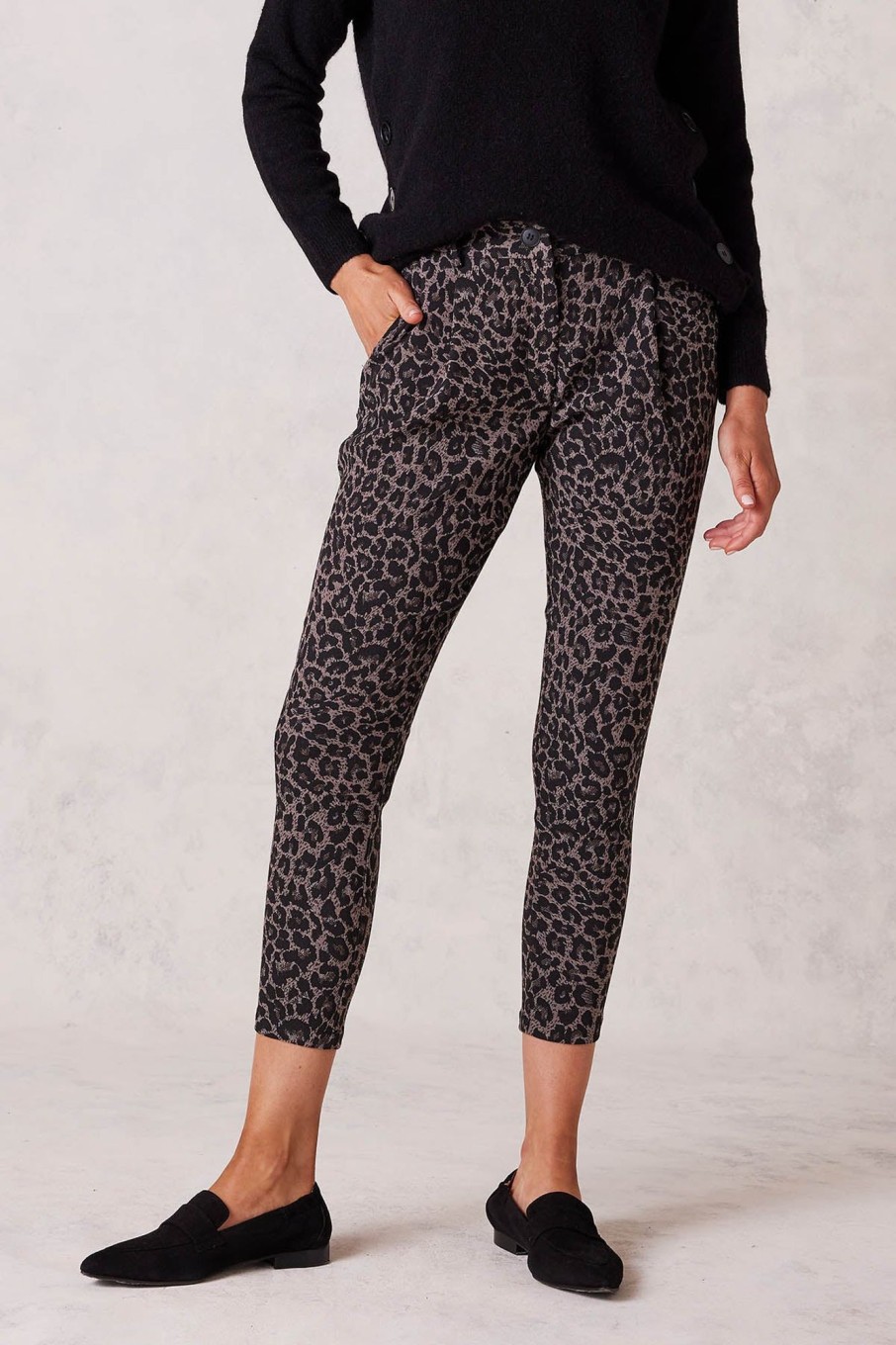 Cable Melbourne Pants & Shorts | Steph Jacquard Pant - Animal Print