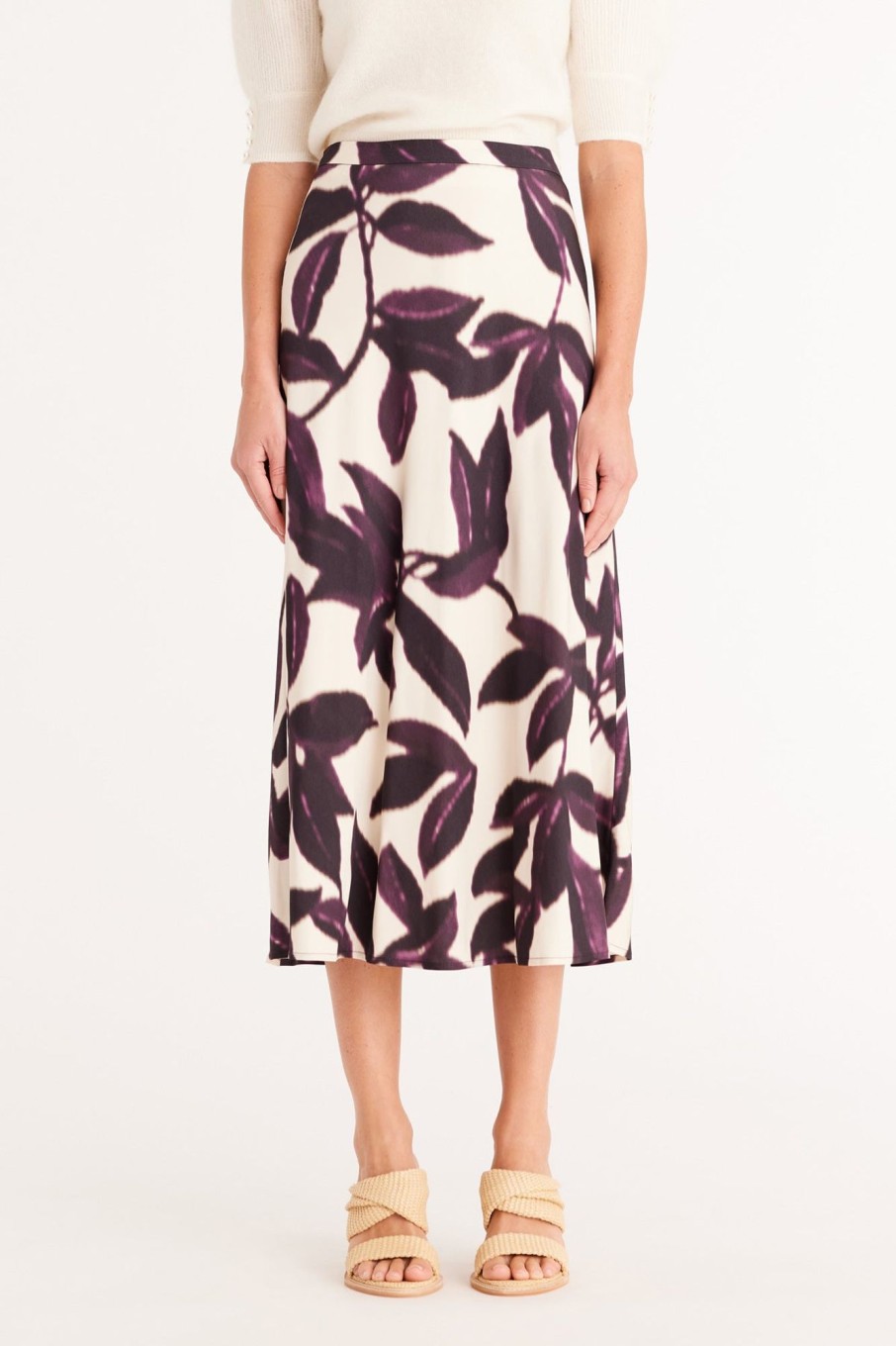 Cable Melbourne Skirts | Autumn Skirt - Plum Print