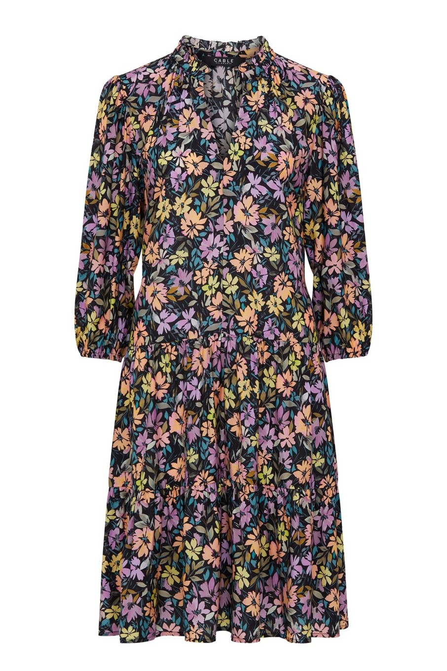 Cable Melbourne Dresses | Flora Tiered Dress - Floral Print