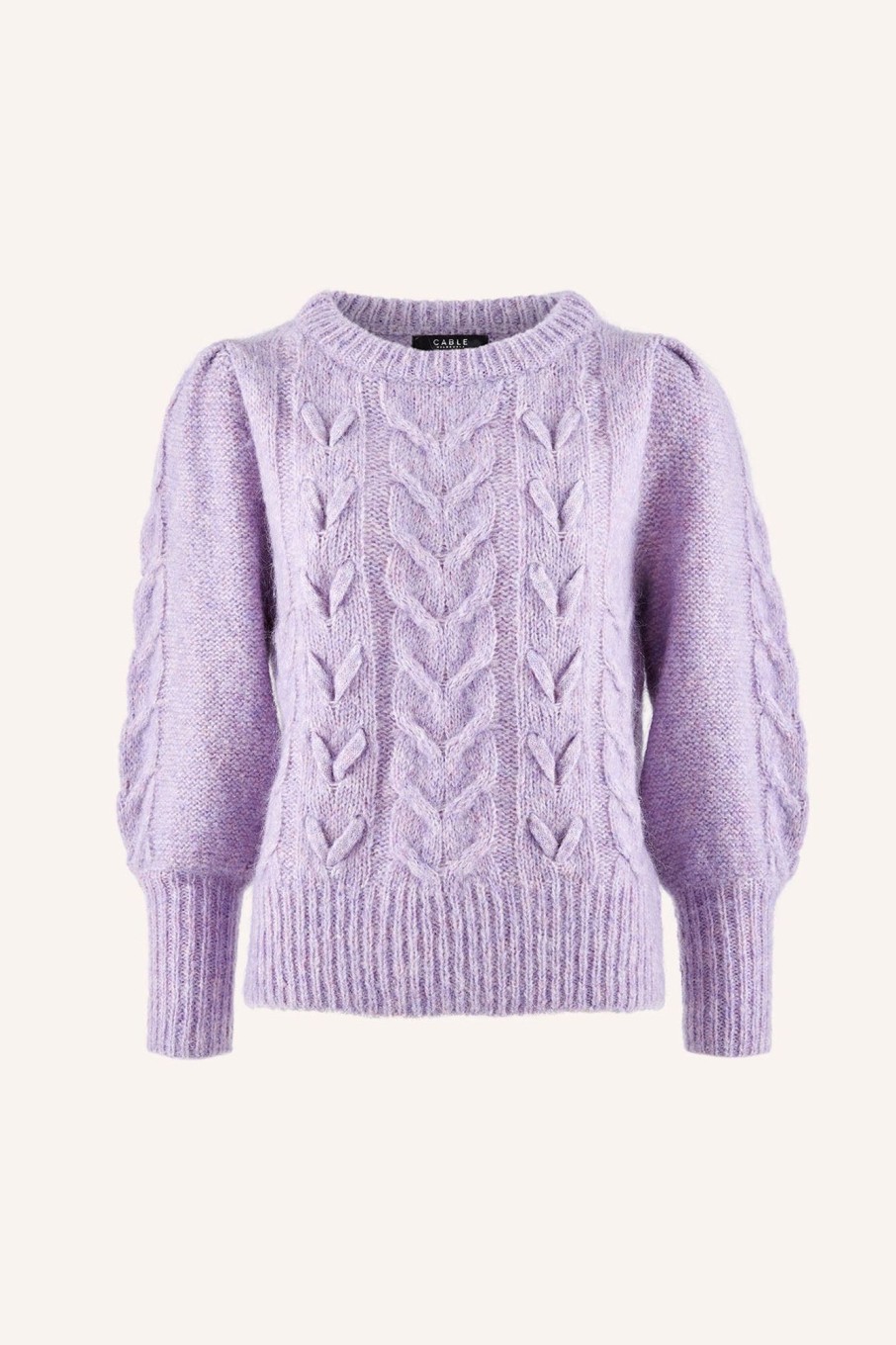 Cable Melbourne Jumpers | Jagger Cable Jumper - Lavender