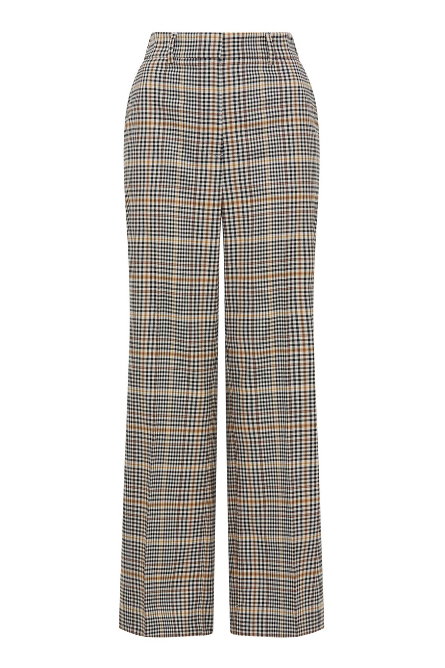 Cable Melbourne Pants & Shorts | Winston Check Pant - Camel Check