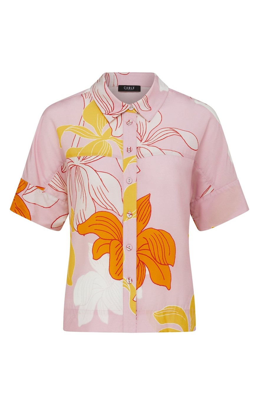 Cable Melbourne Matching Sets | Iris Shirt - Pink Floral