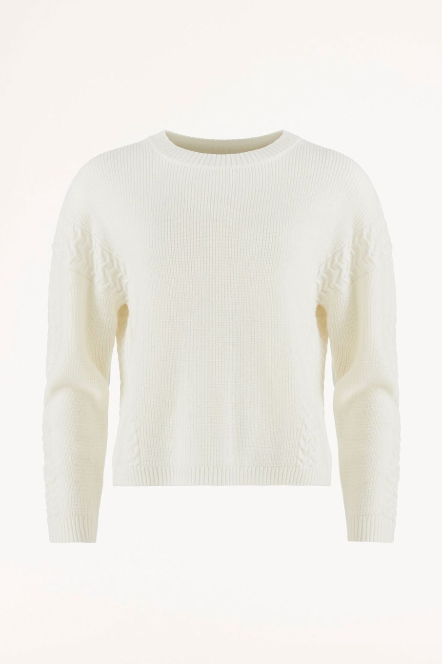 Cable Melbourne Jumpers | Cable Jumper - White