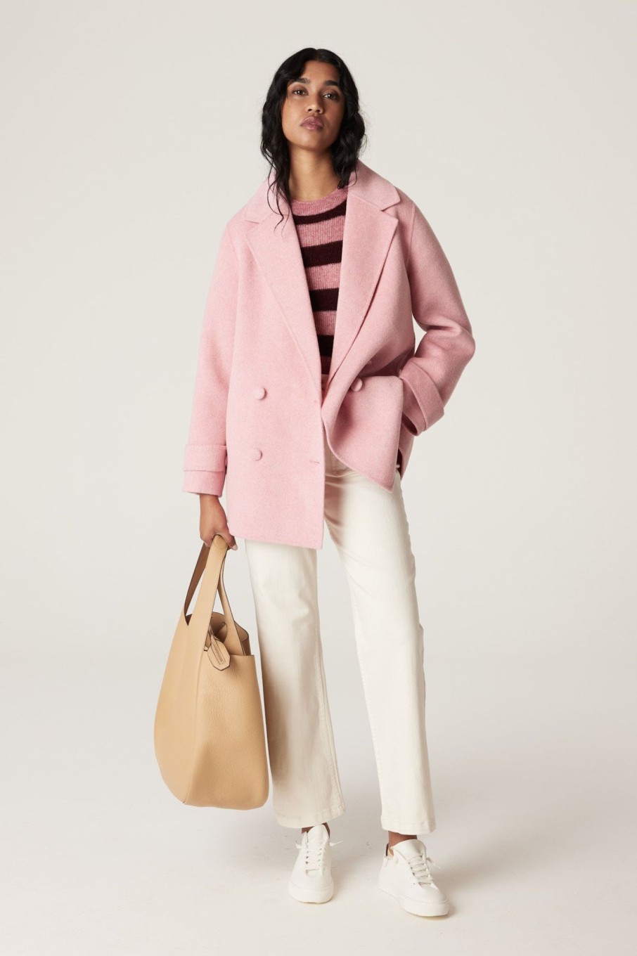 Cable Melbourne Jackets, Blazers & Coats | Weekend Pea Coat - Pink