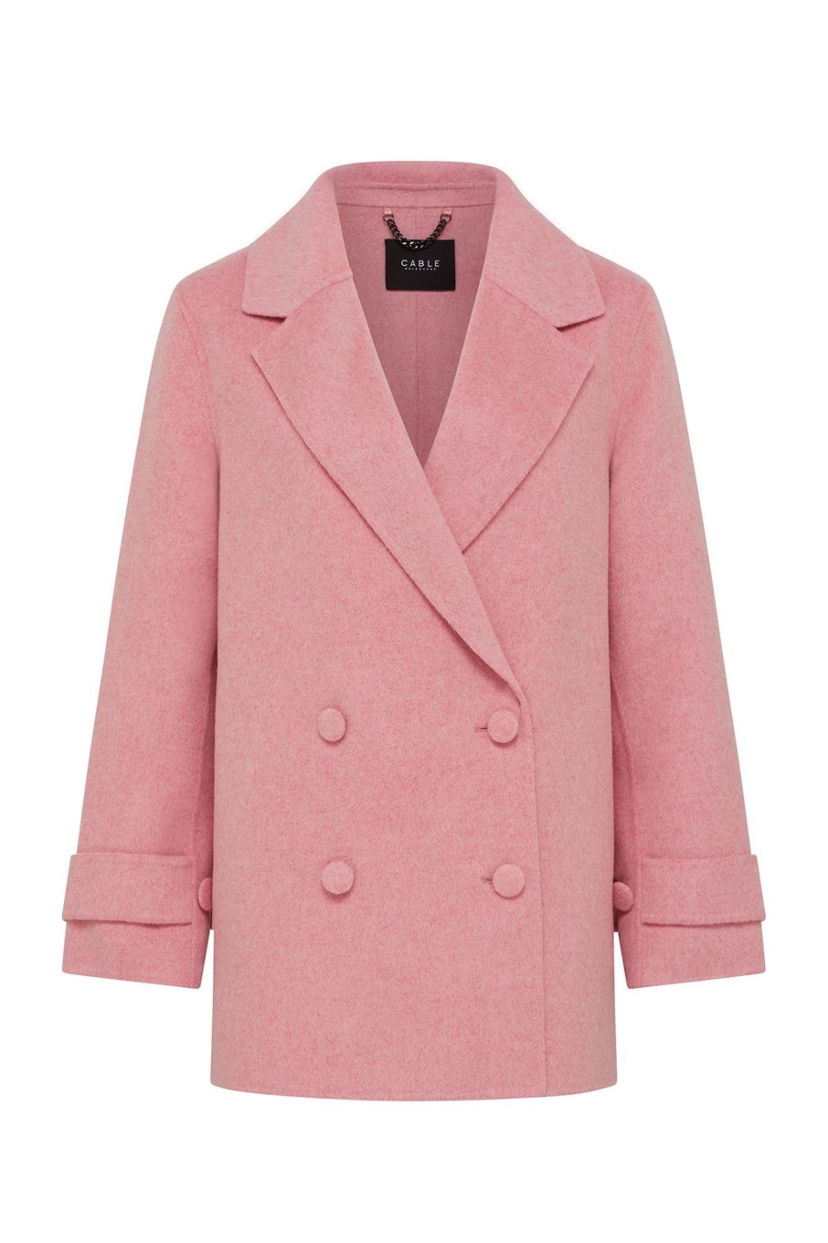 Cable Melbourne Jackets, Blazers & Coats | Weekend Pea Coat - Pink