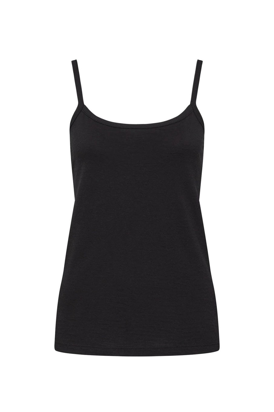 Cable Melbourne Foundation Basics | Merino Jersey Cami - Black