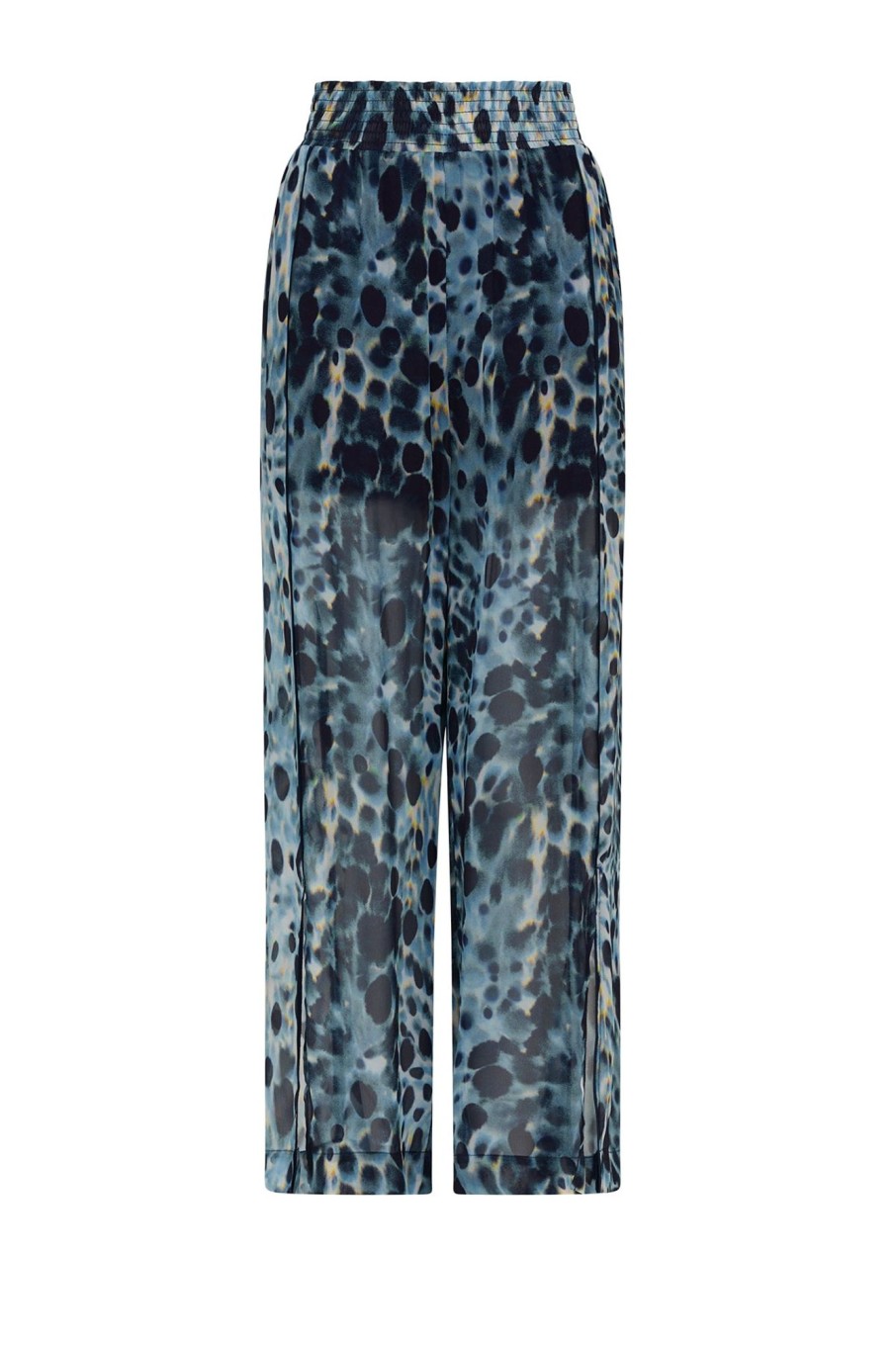 Cable Melbourne Matching Sets | Rivoli Wide Leg Pant - Blue Mist