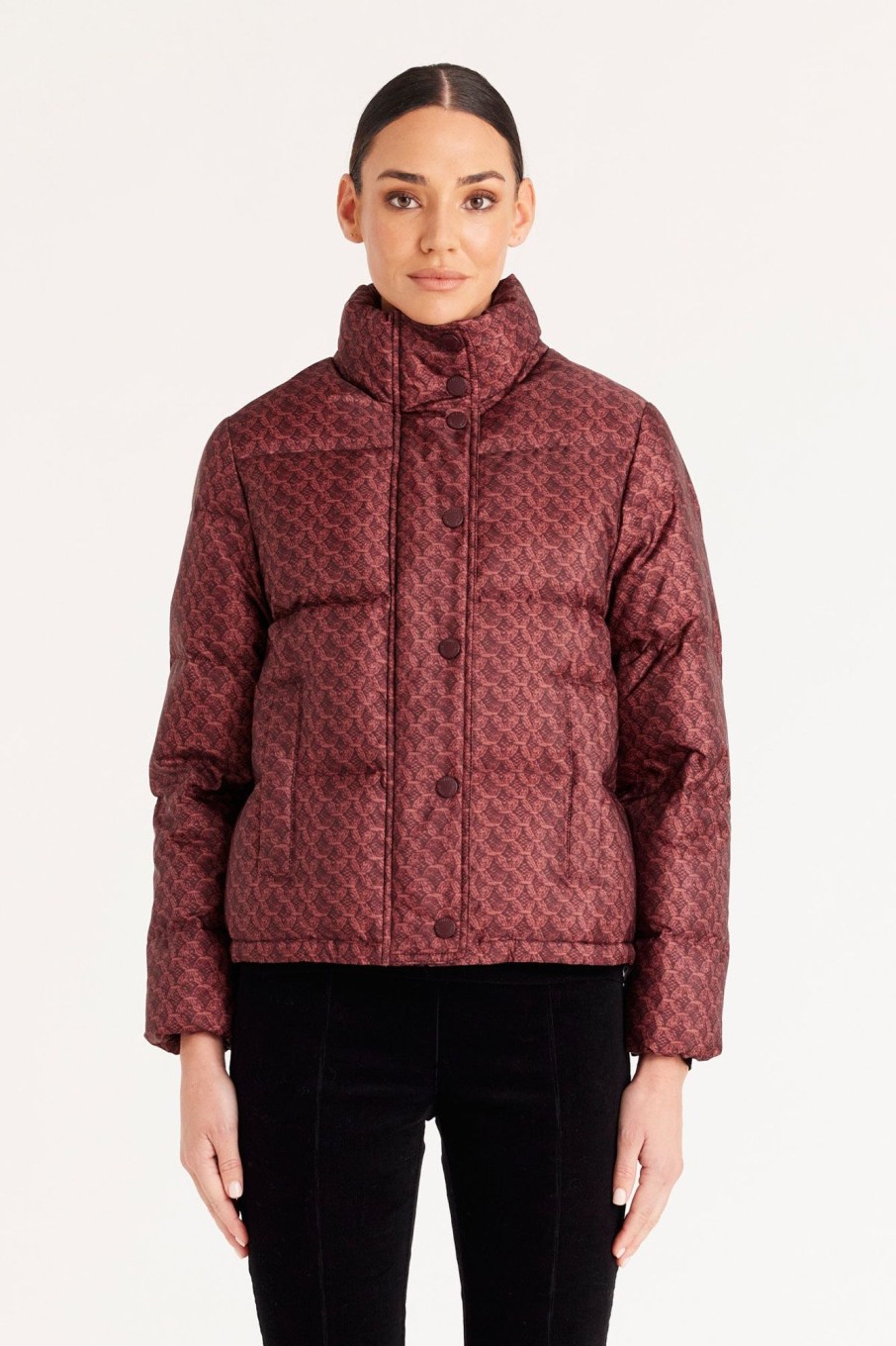 Cable Melbourne Jackets, Blazers & Coats | Ruby Printed Puffer - Cable Print