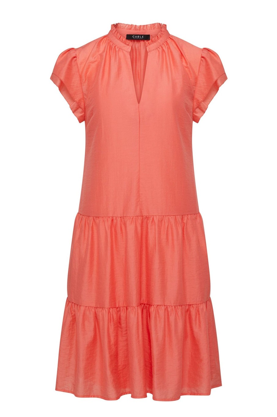 Cable Melbourne Dresses | Iris Frill Dress - Coral