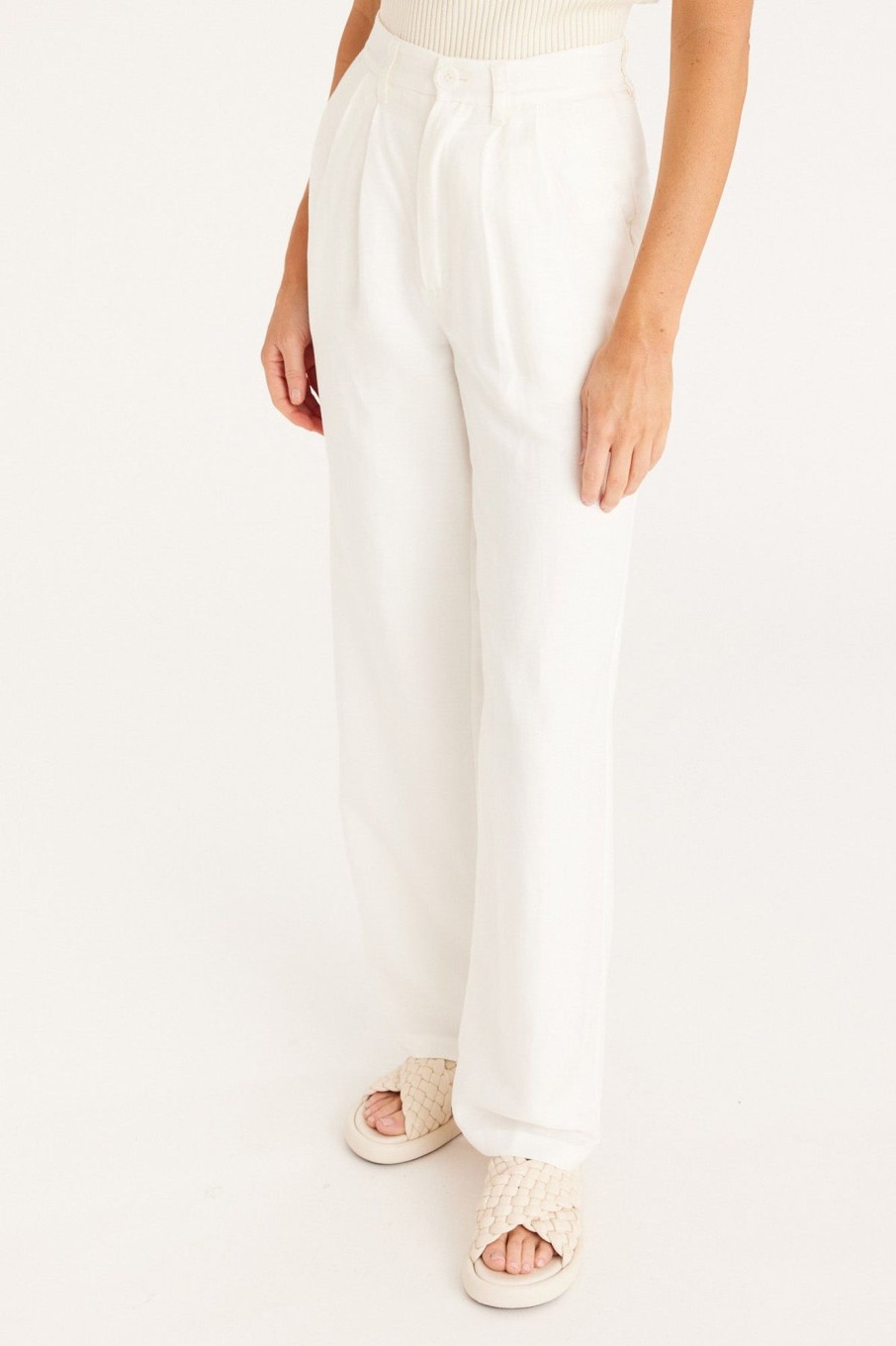 Cable Melbourne Pants & Shorts | Freya Linen Pant - White