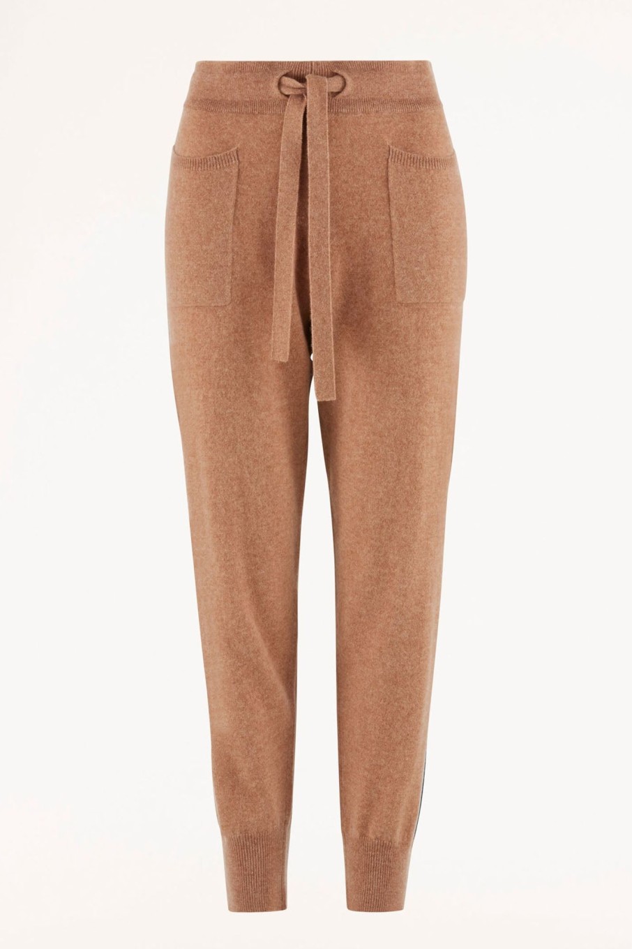 Cable Melbourne Knitwear | Cashmere Track Pant - Camel