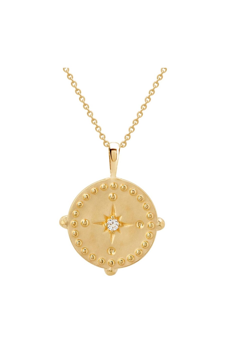 Cable Melbourne Jewellery | Murkani Disc Necklace Gold - Gold