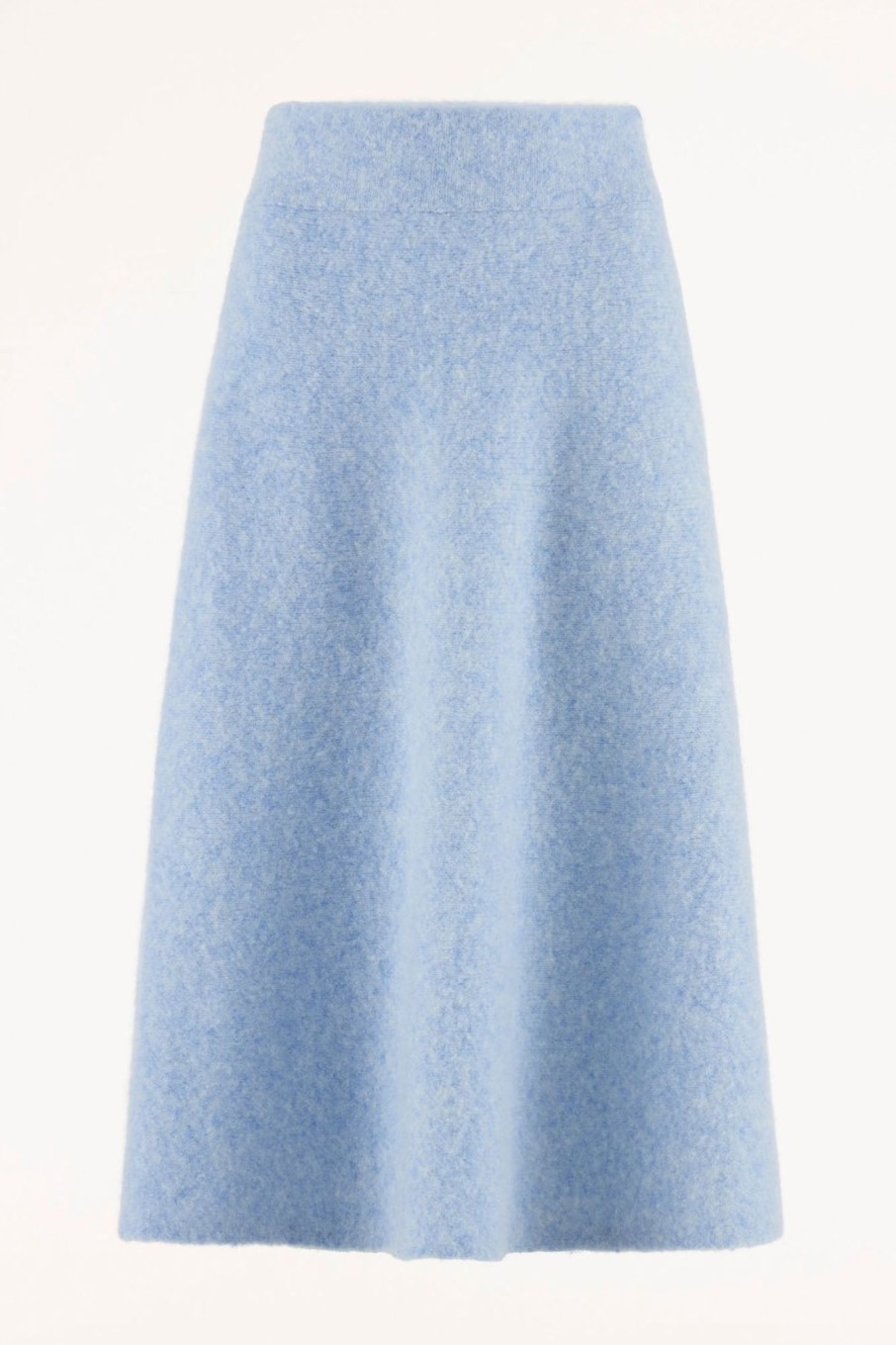 Cable Melbourne Knitwear | Ilona Wool Skirt - Sky