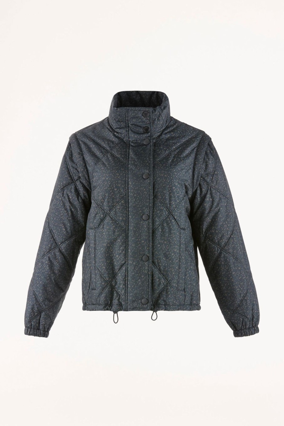 Cable Melbourne Jackets, Blazers & Coats | Louie Printed Puffer - Black Speck