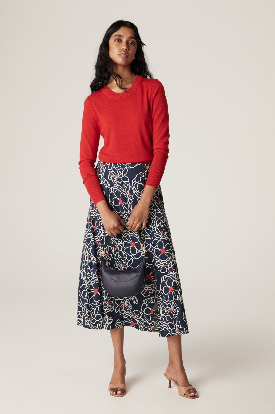 Cable Melbourne Matching Sets | Uma Skirt - Navy Floral