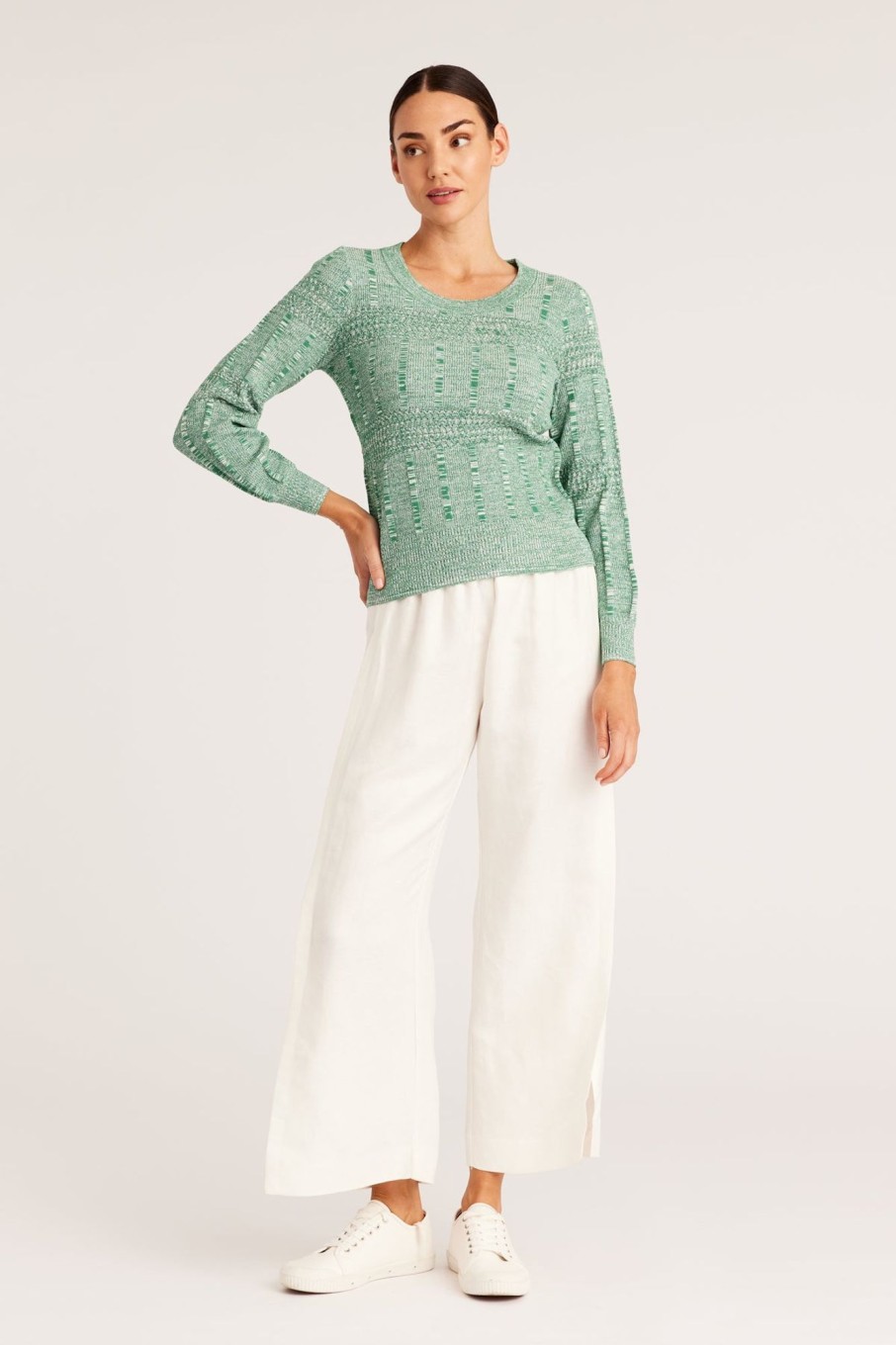 Cable Melbourne Jumpers | Rhodes Jumper - Emerald Green