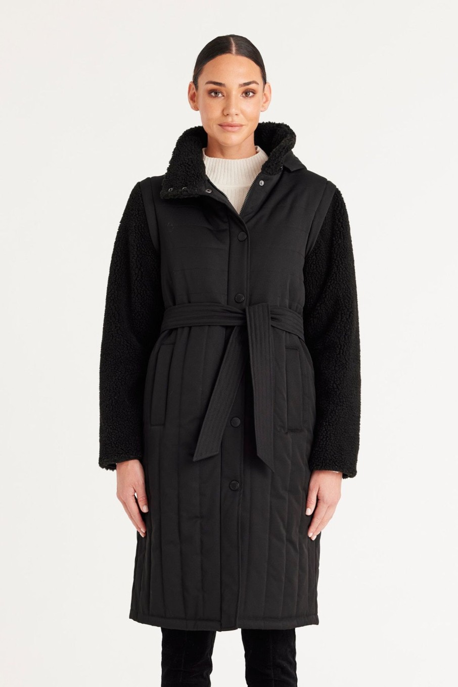 Cable Melbourne Jackets, Blazers & Coats | Cologne Boucle Puffer - Black