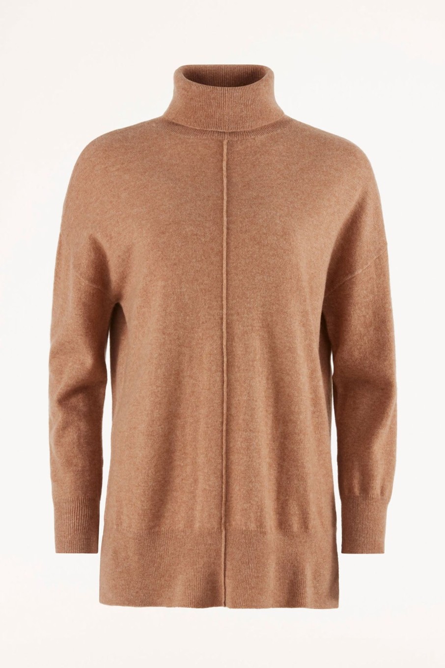 Cable Melbourne Jumpers | Cashmere Oversized Jumper - Camel