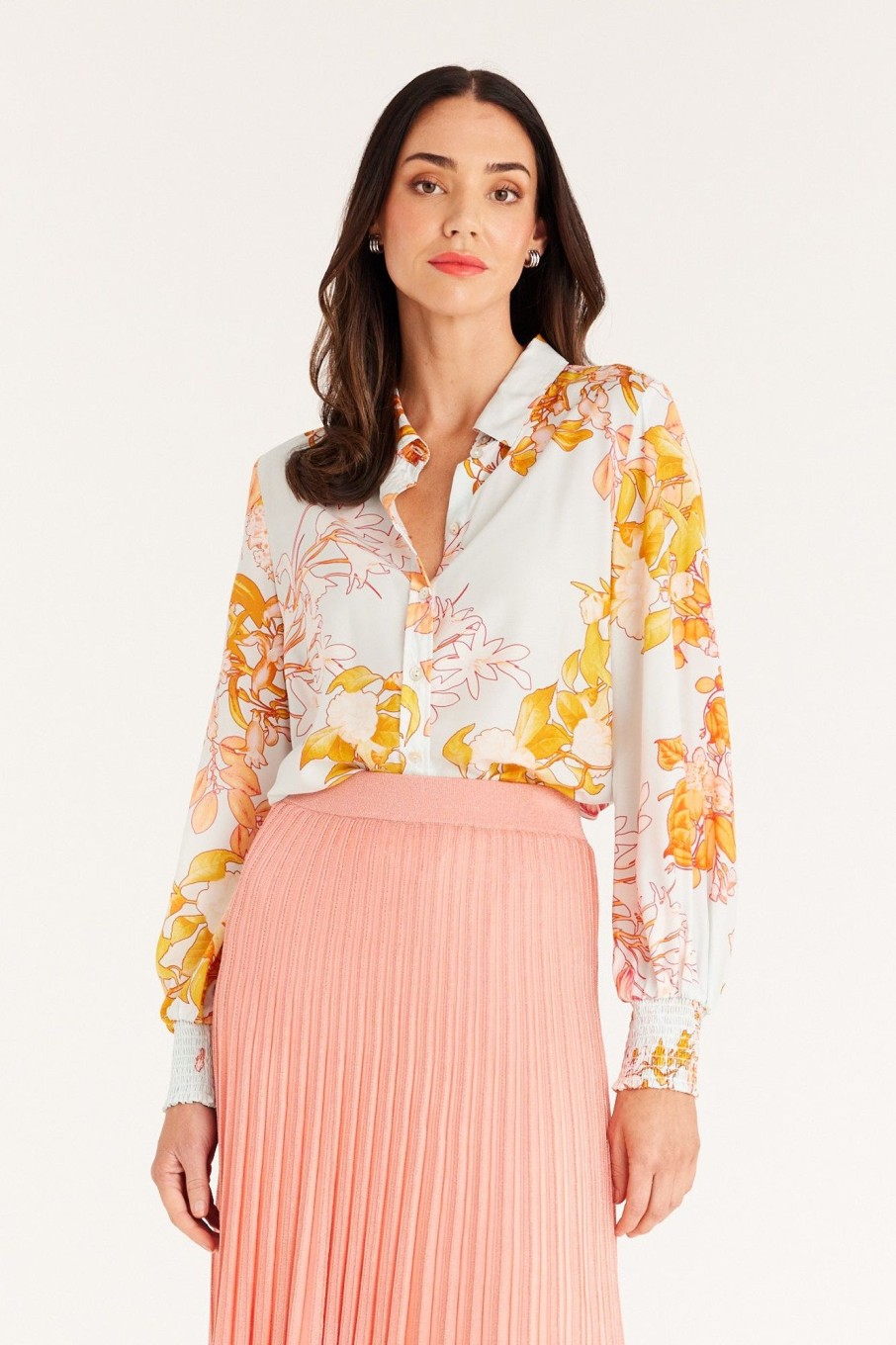 Cable Melbourne Tops & Shirts | Cayman Relaxed Blouse - Floral Print