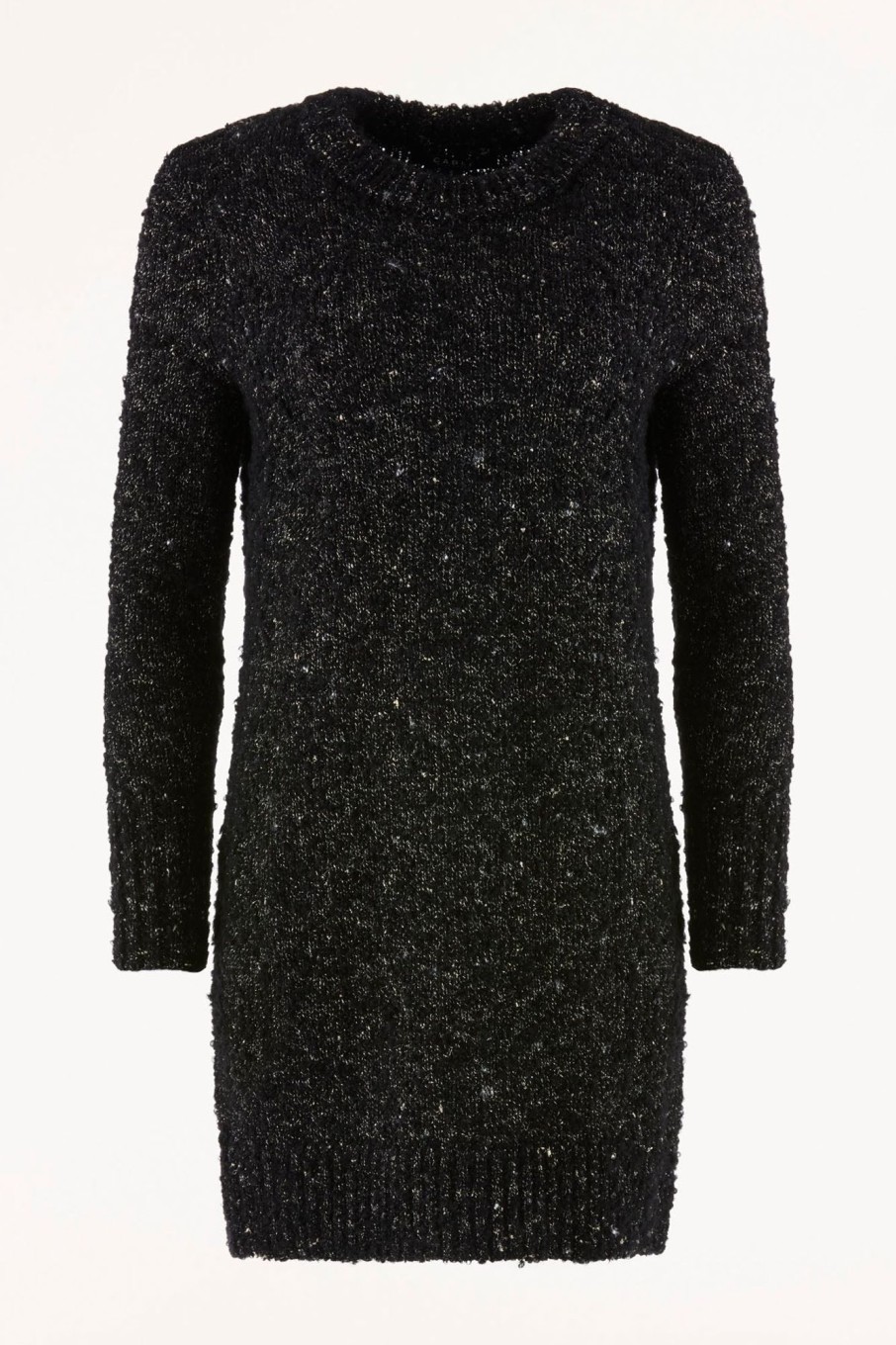 Cable Melbourne Jumpers | Liza Jumper Dress - Black Lurex