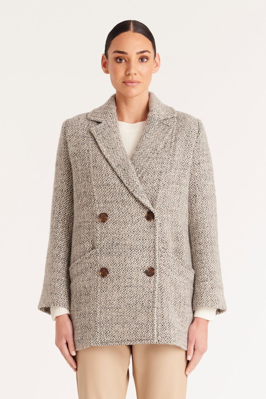 Cable Melbourne Jackets, Blazers & Coats | Hamilton Coat - Neutral