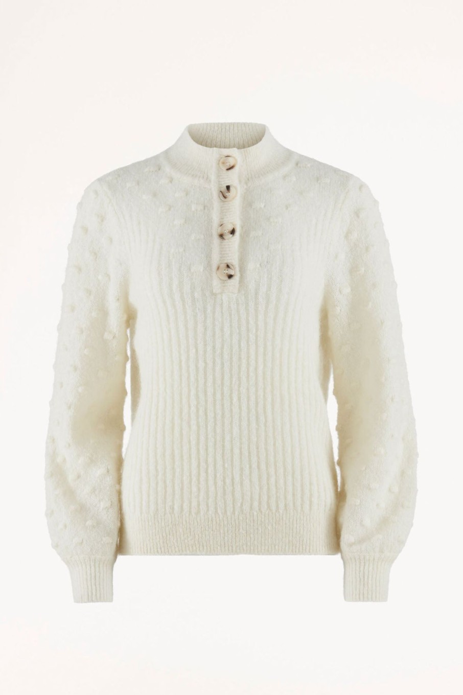 Cable Melbourne Jumpers | Gabriel Bobble Jumper - White