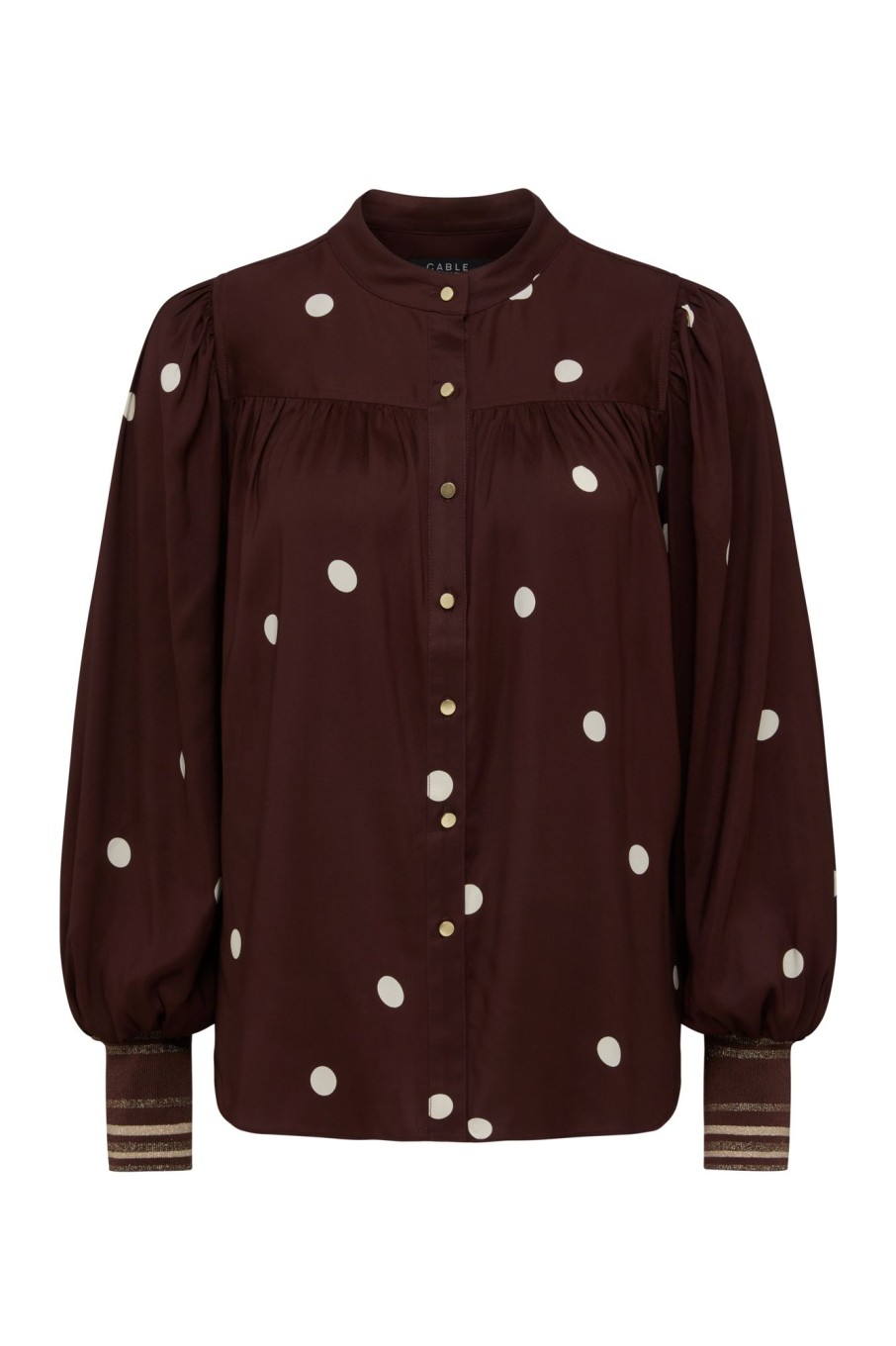 Cable Melbourne Matching Sets | Roberts Blouse - Chocolate Spot