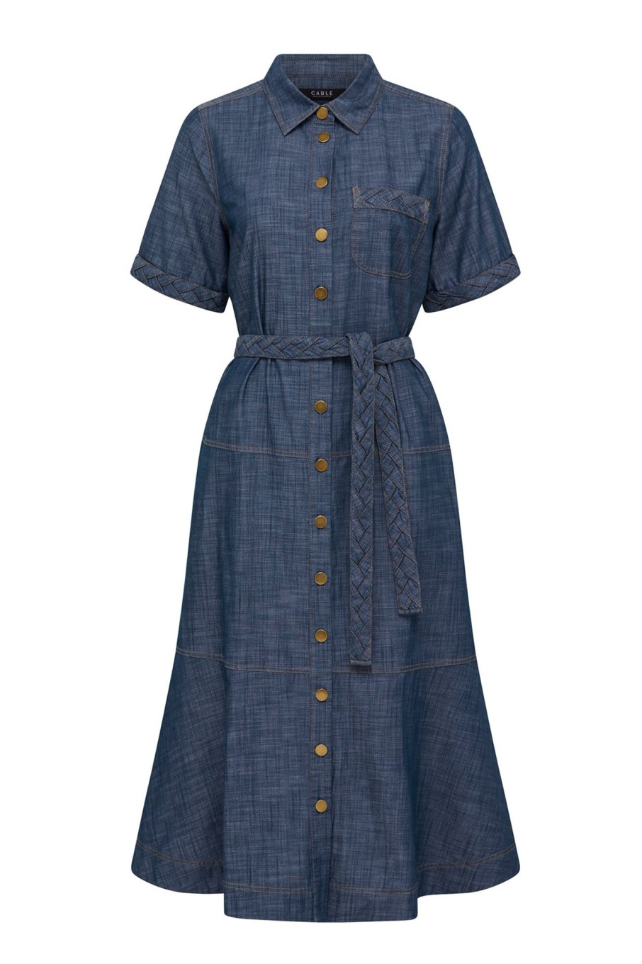 Cable Melbourne Dresses | Chambray Dress - Blue