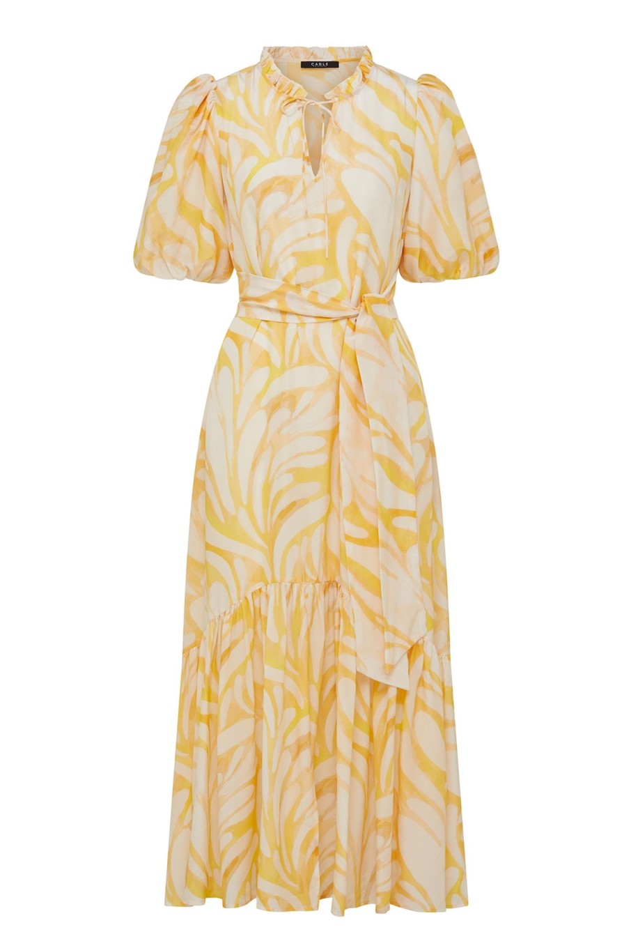 Cable Melbourne Dresses | Sunray Dress - Yellow Print