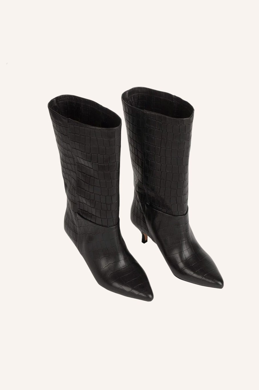 Cable Melbourne Shoes | Ivy Lee Lopez Boot - Black Croc