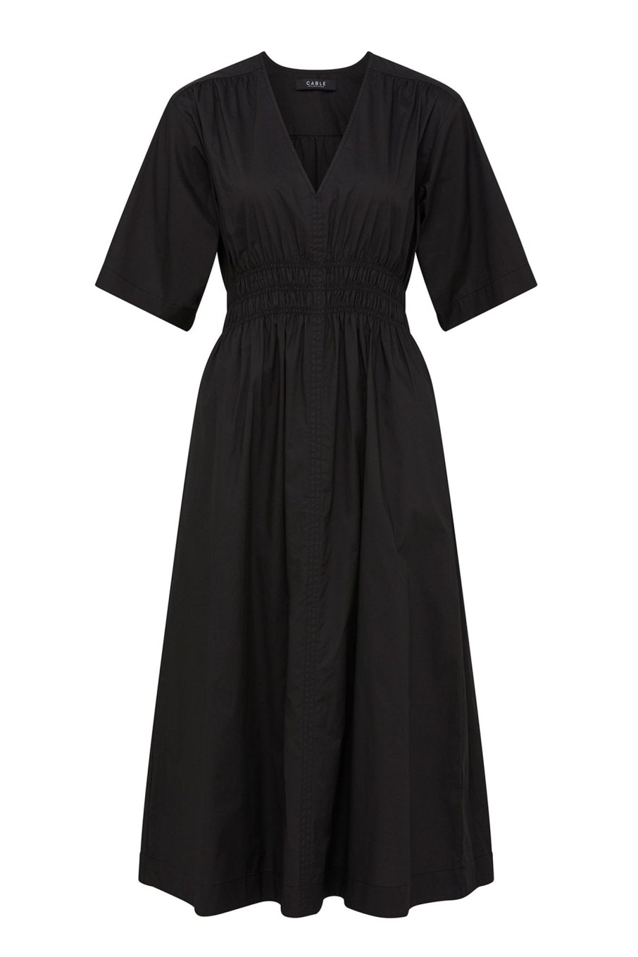 Cable Melbourne Dresses | Bella Poplin Dress - Black