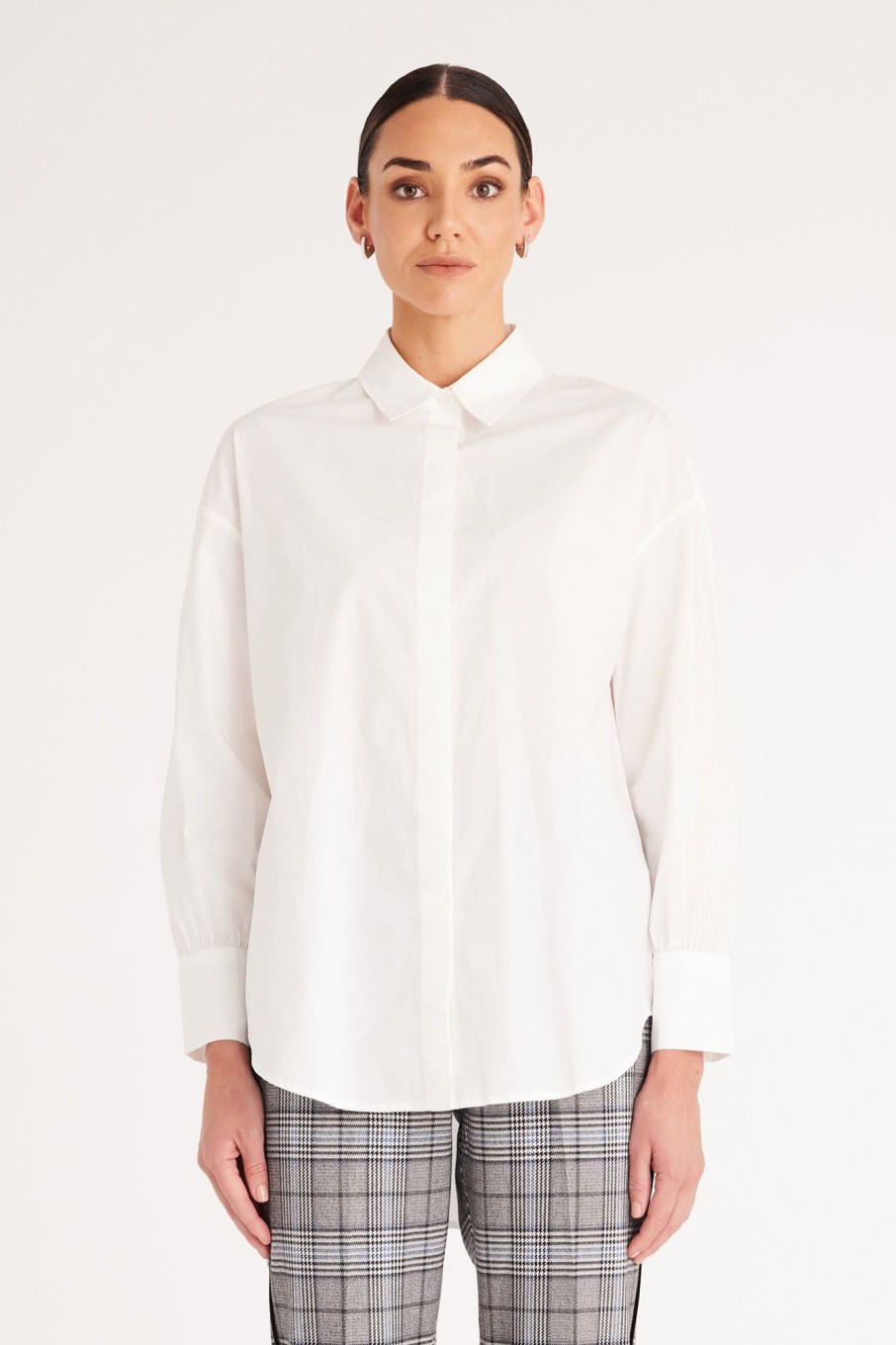 Cable Melbourne Tops & Shirts | Boyfriend Shirt - White