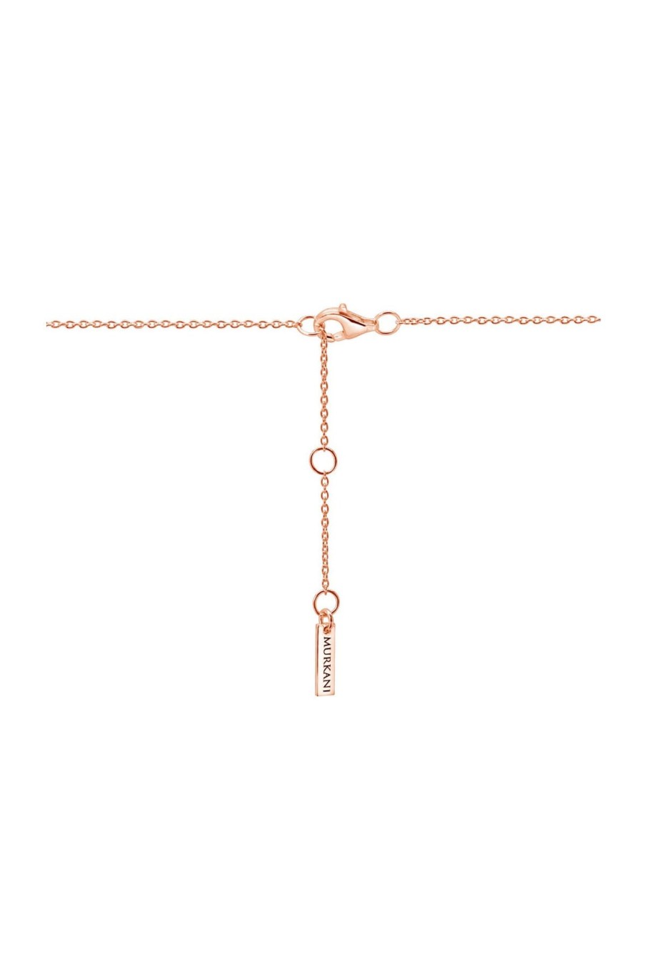 Cable Melbourne Jewellery | Murkani Rectangle Necklace - Rose Gold