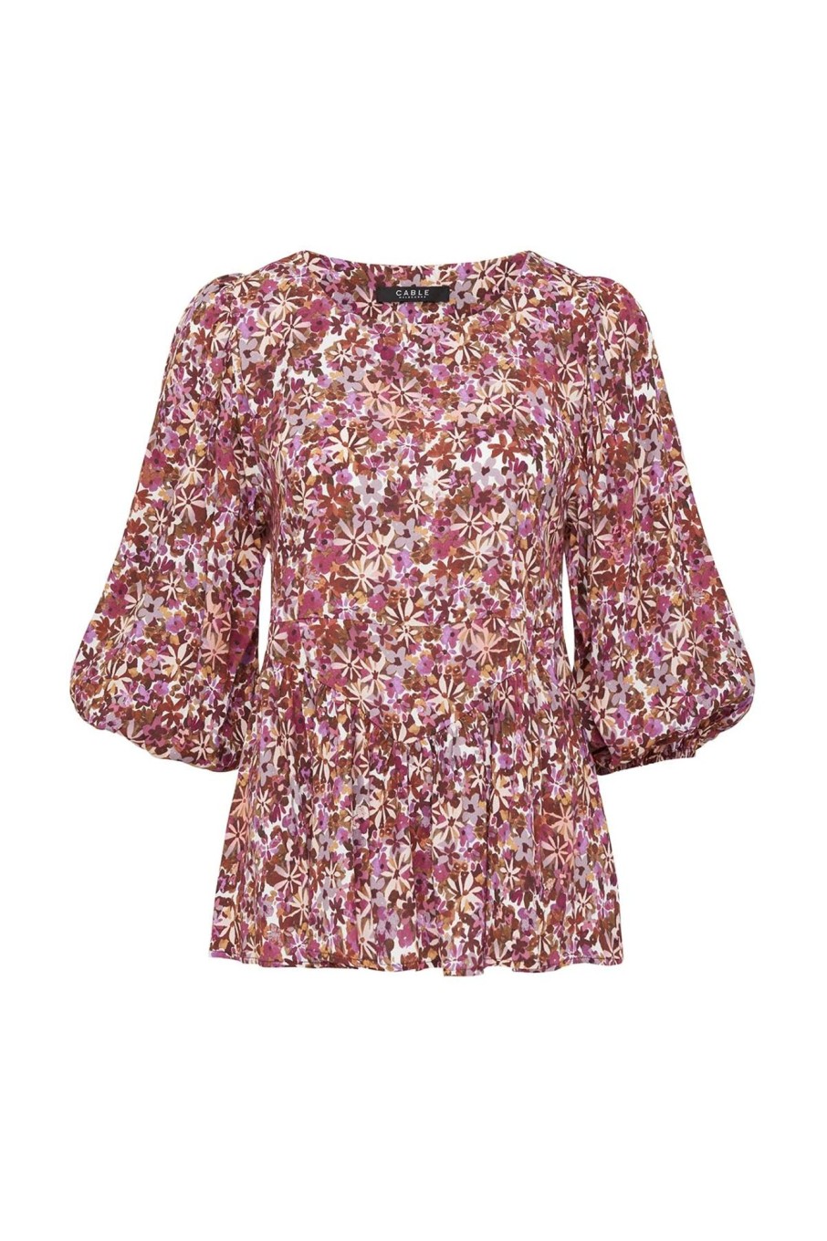 Cable Melbourne Tops & Shirts | Bari Blouse - Spring Floral Print