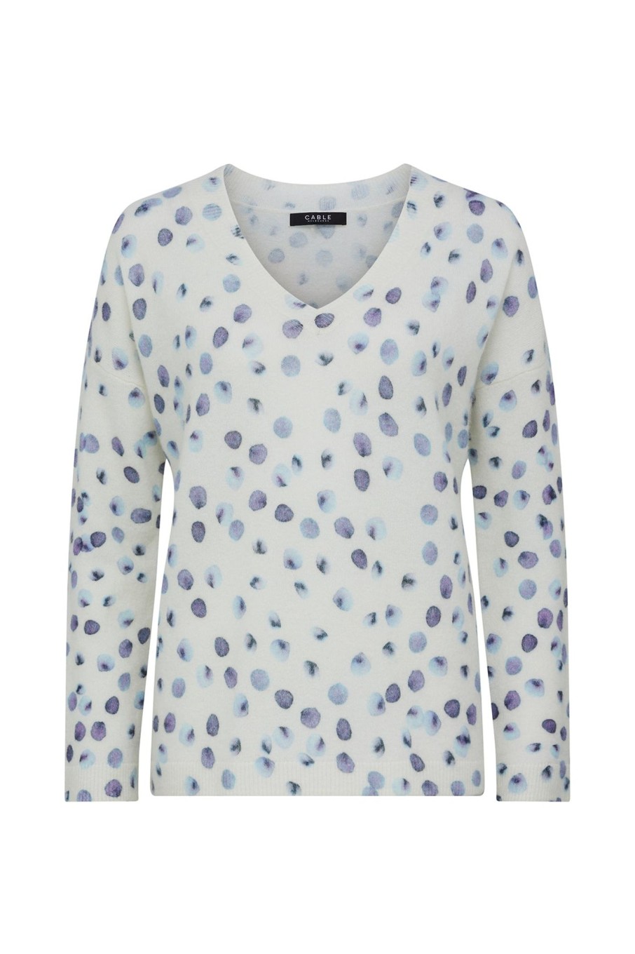 Cable Melbourne Jumpers | Luna V Neck Jumper - Luna Spot