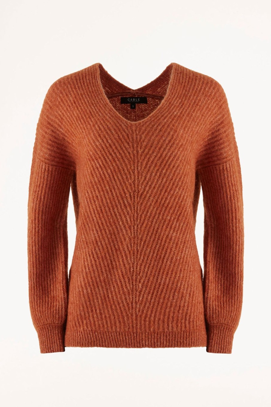 Cable Melbourne Jumpers | Jade Jumper - Burnt Orange