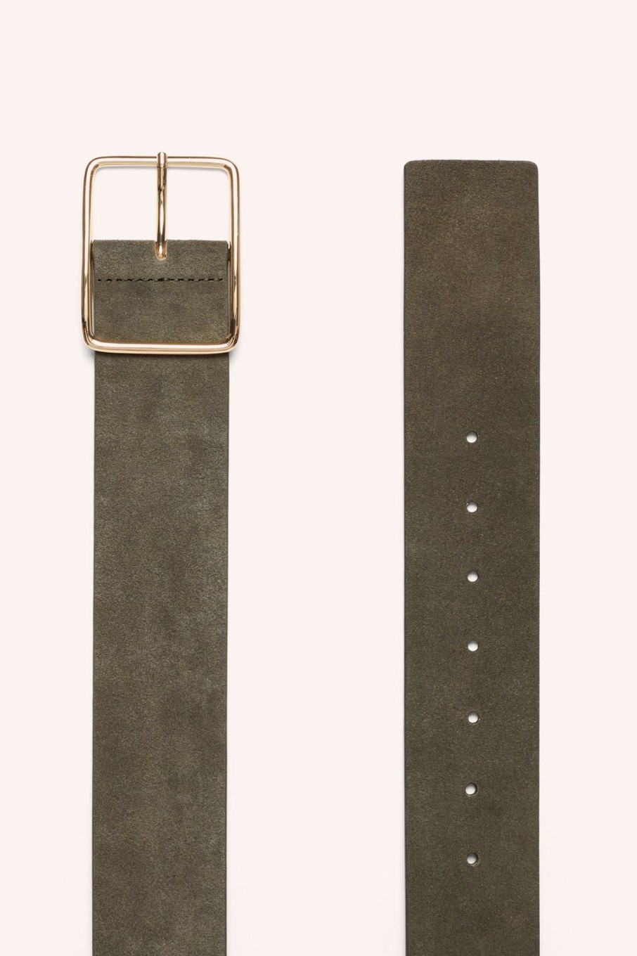 Cable Melbourne Belts | Suede Belt - Khaki