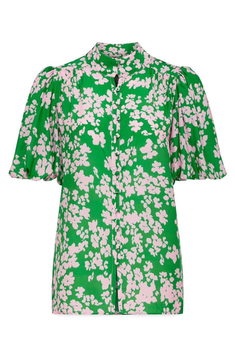 Cable Melbourne Tops & Shirts | Rosie Blouse - Green Print