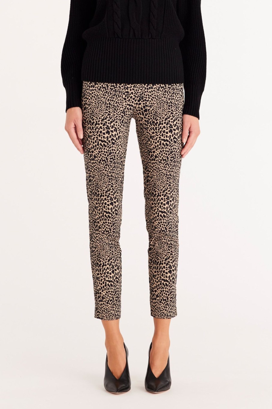 Cable Melbourne Pants & Shorts | Animal Print Liv Pant - Tan