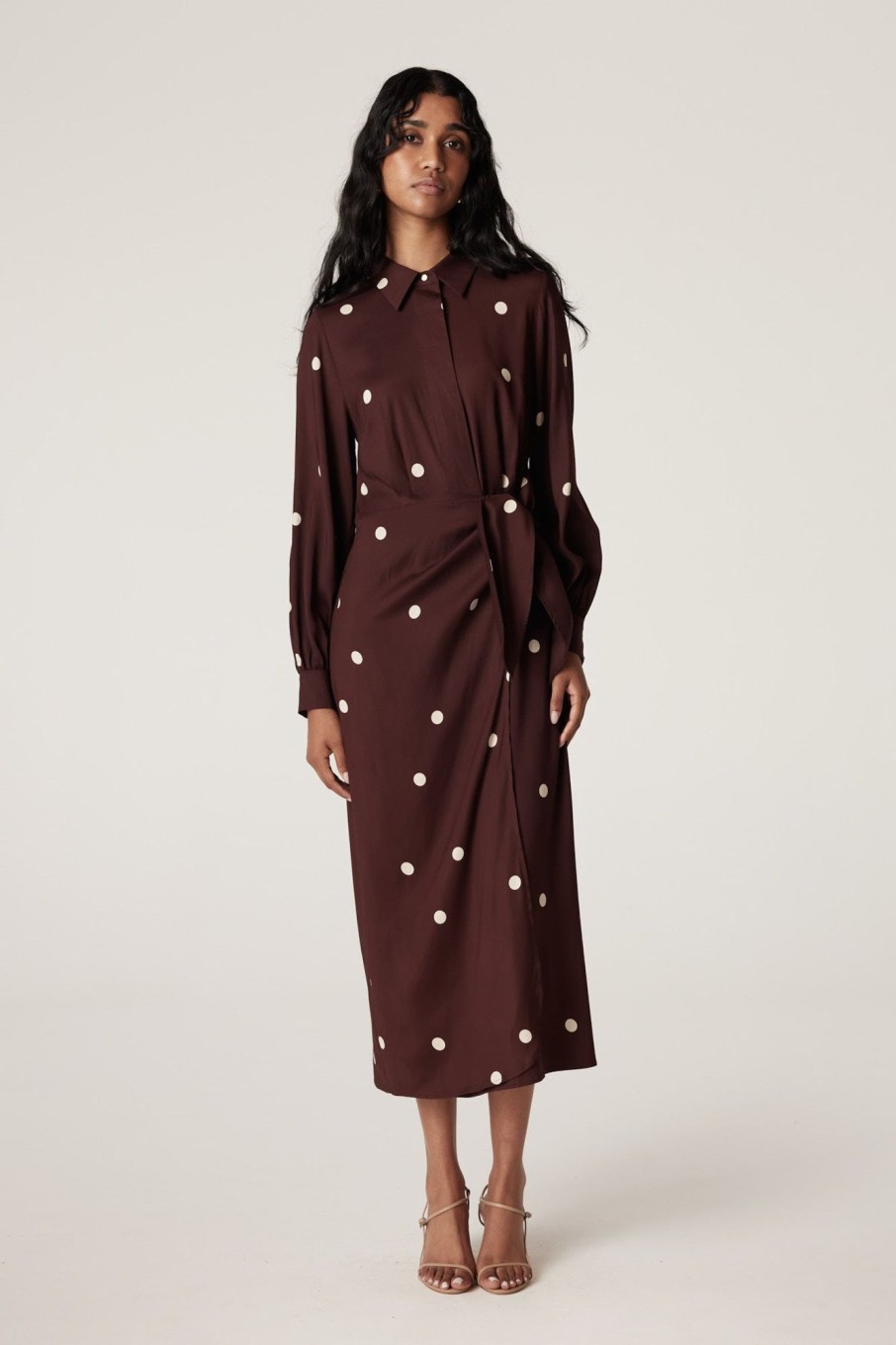 Cable Melbourne Dresses | Roberts Shirt Dress - Chocolate Spot