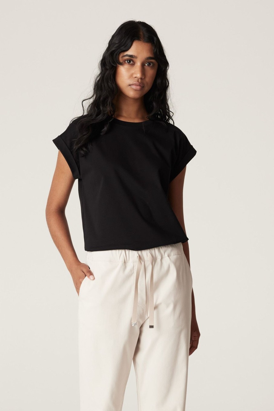 Cable Melbourne Tops & Shirts | Pima Tee - Black