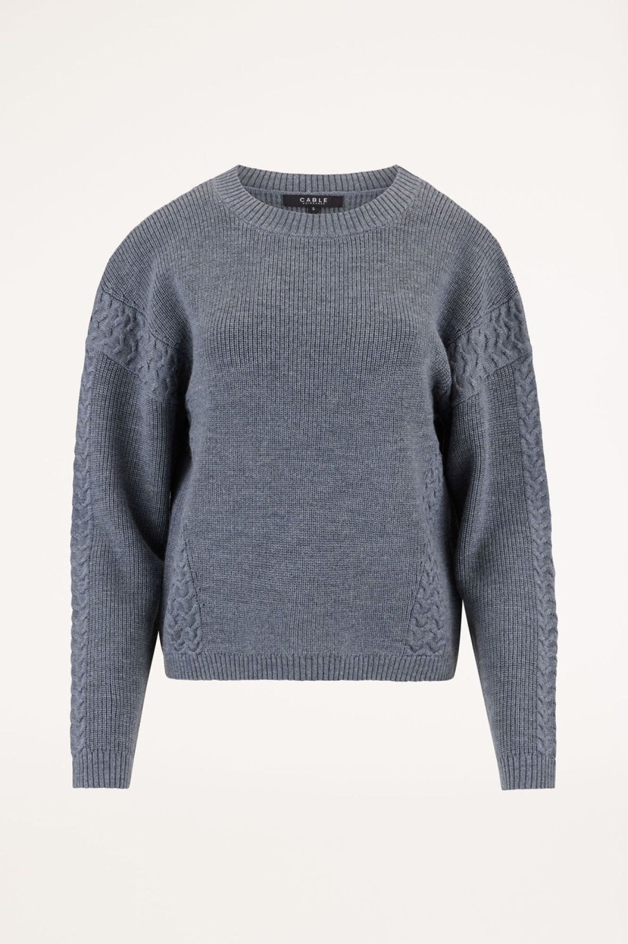 Cable Melbourne Jumpers | Cable Jumper - Charcoal