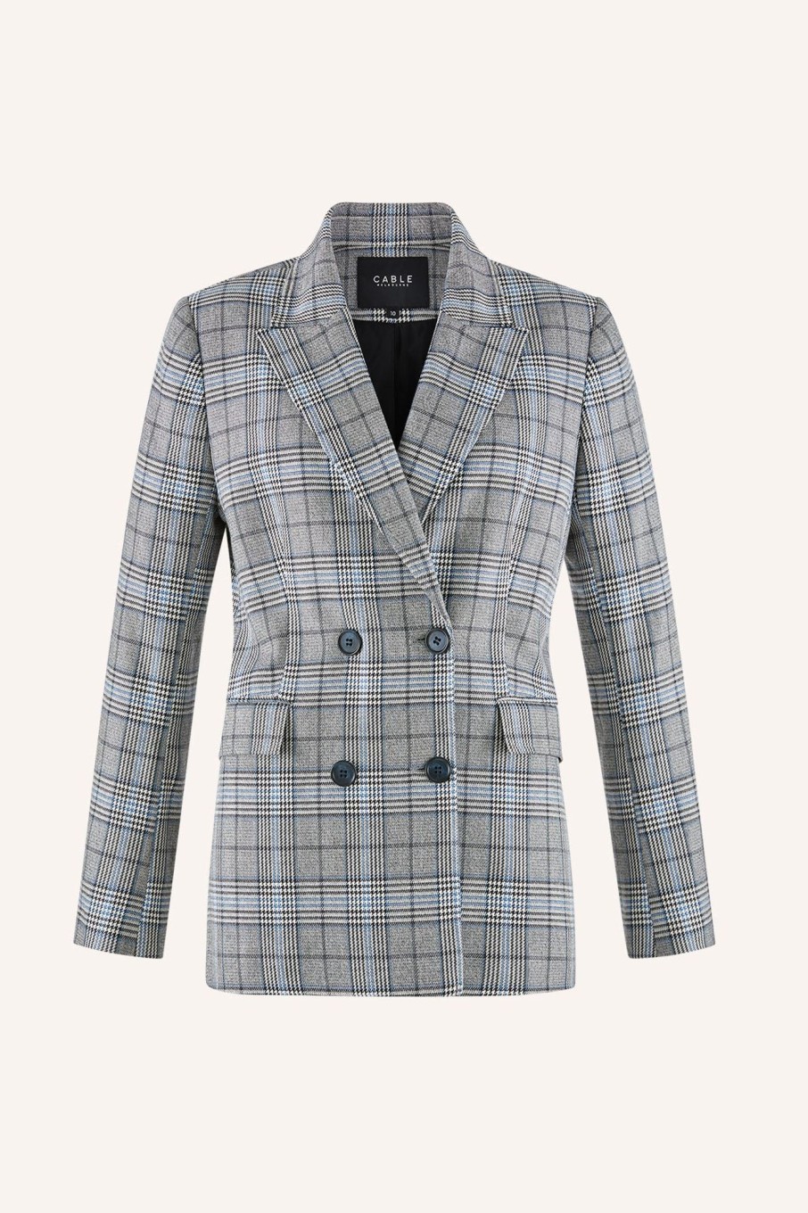 Cable Melbourne Jackets, Blazers & Coats | Elton Check Blazer - Blue Check