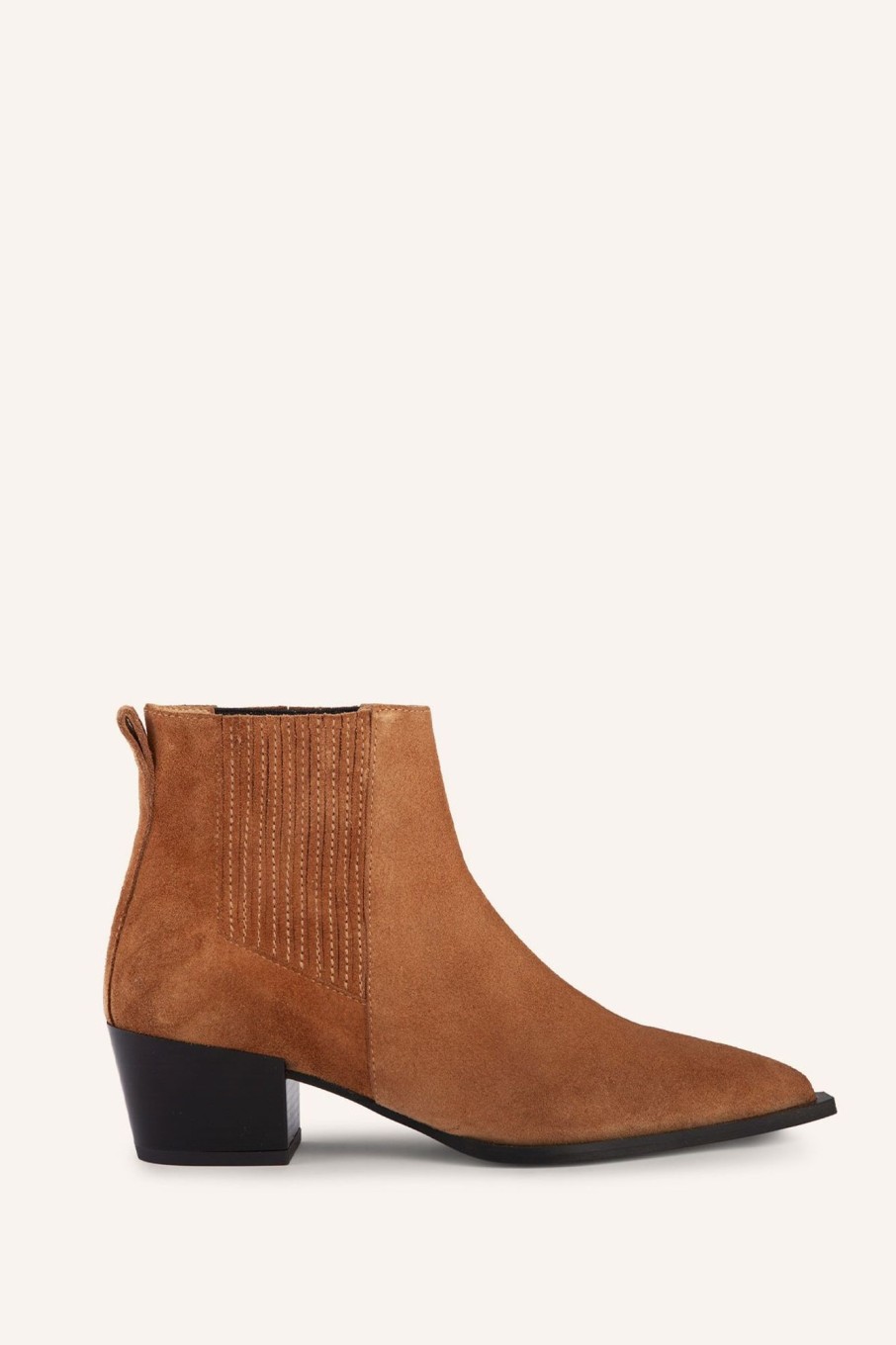 Cable Melbourne Shoes | Ivy Lee Gayle Boot - Dark Tan