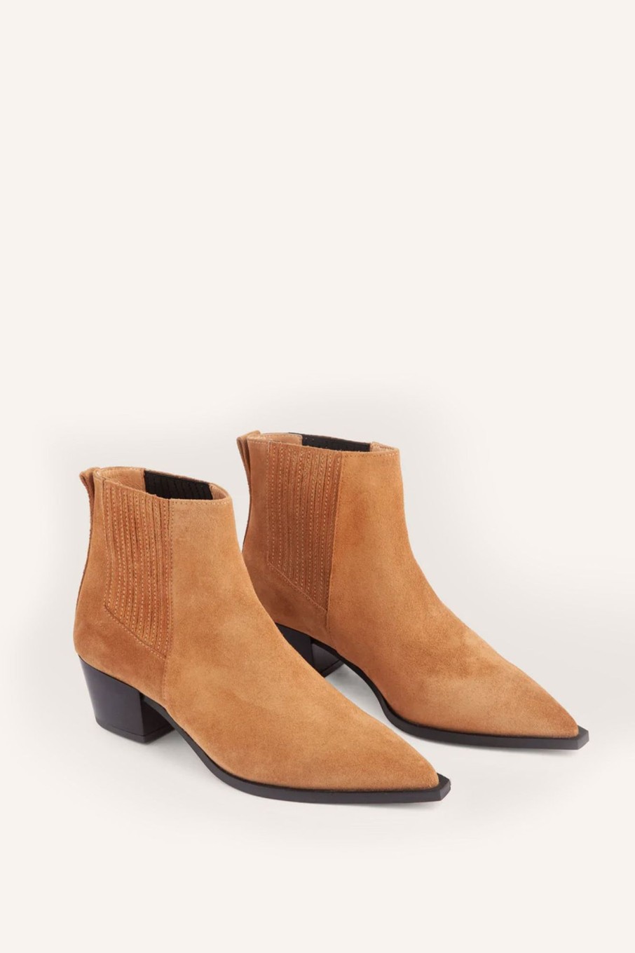 Cable Melbourne Shoes | Ivy Lee Gayle Boot - Dark Tan