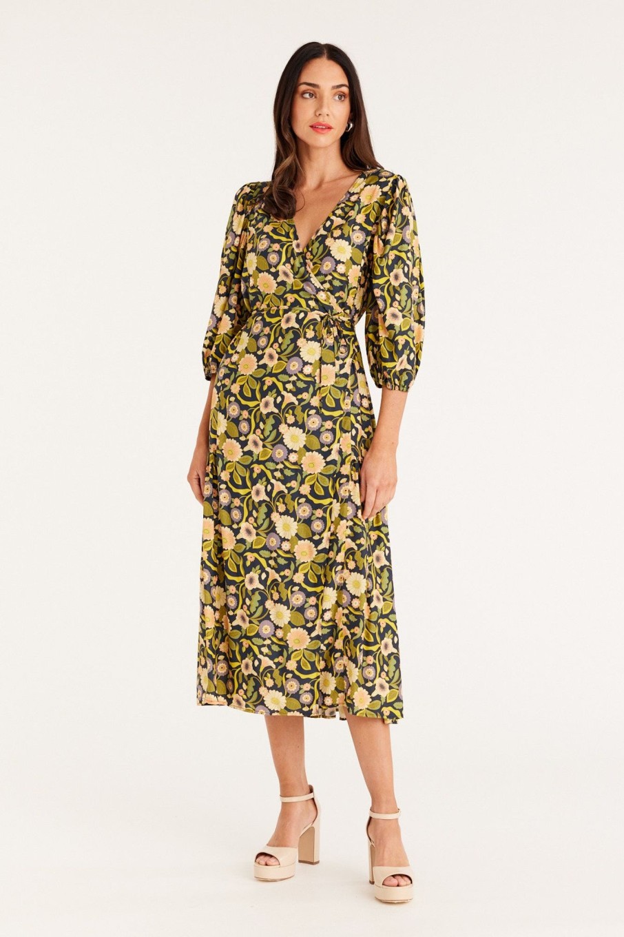 Cable Melbourne Dresses | Clementine Wrap Dress - Vintage Floral