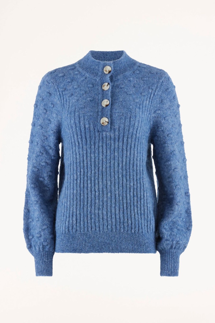 Cable Melbourne Jumpers | Gabriel Bobble Jumper - Denim